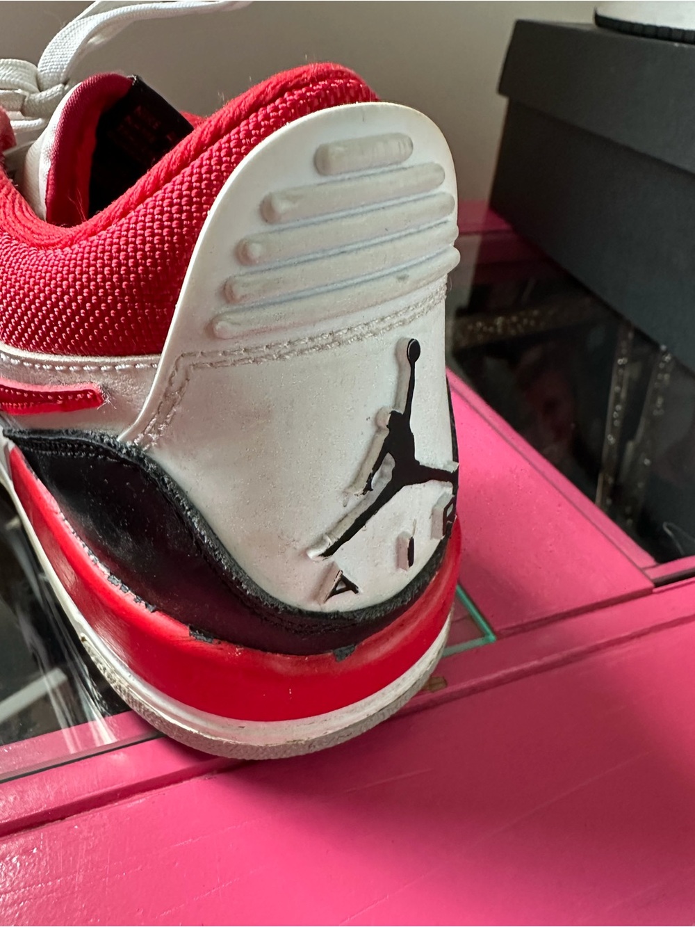 Jordan Legacy 312 Low Fire Red Sneakers